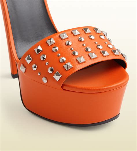 gucci orange|gucci orange heels.